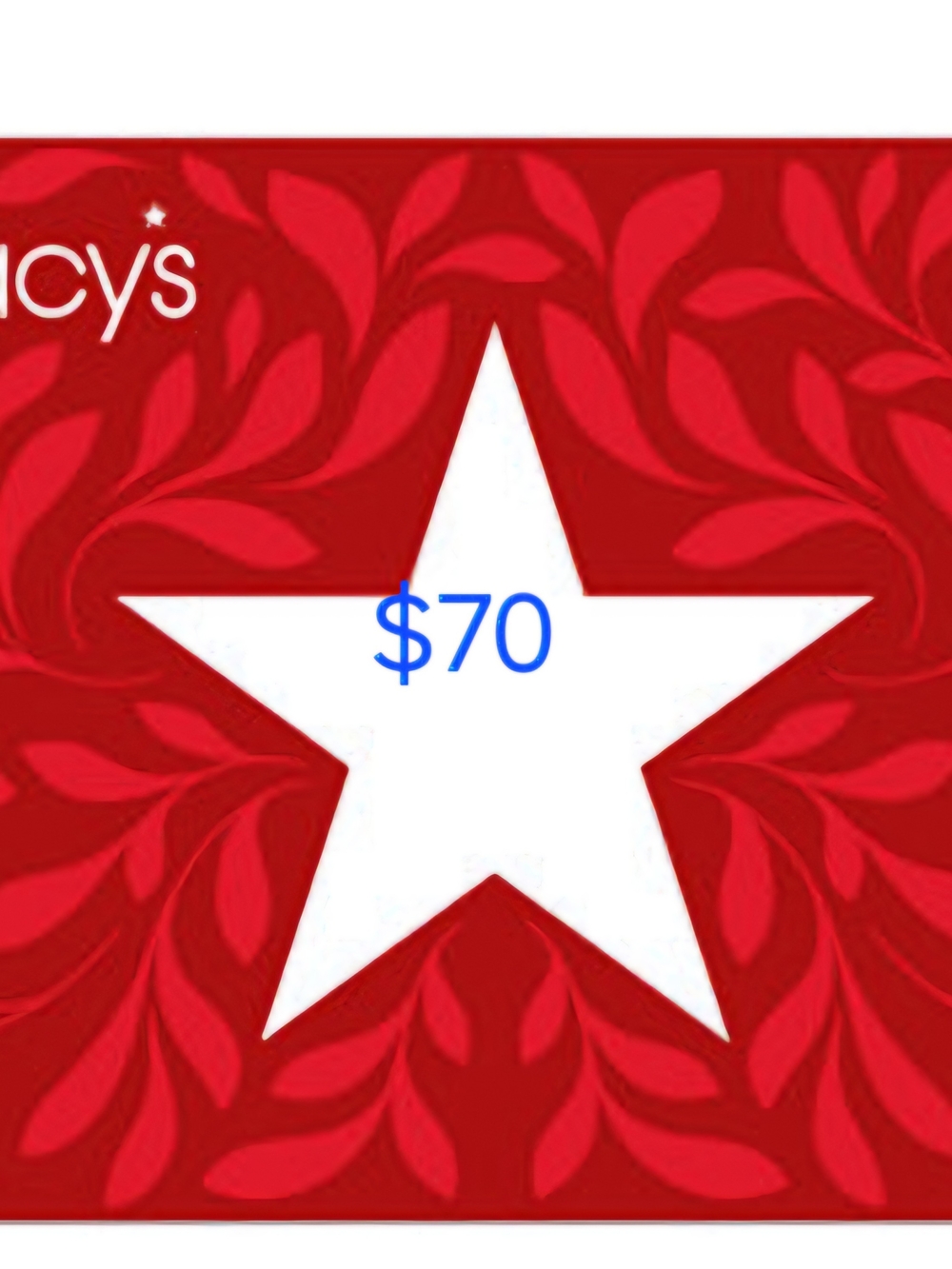 Macy's $70 Gift Card